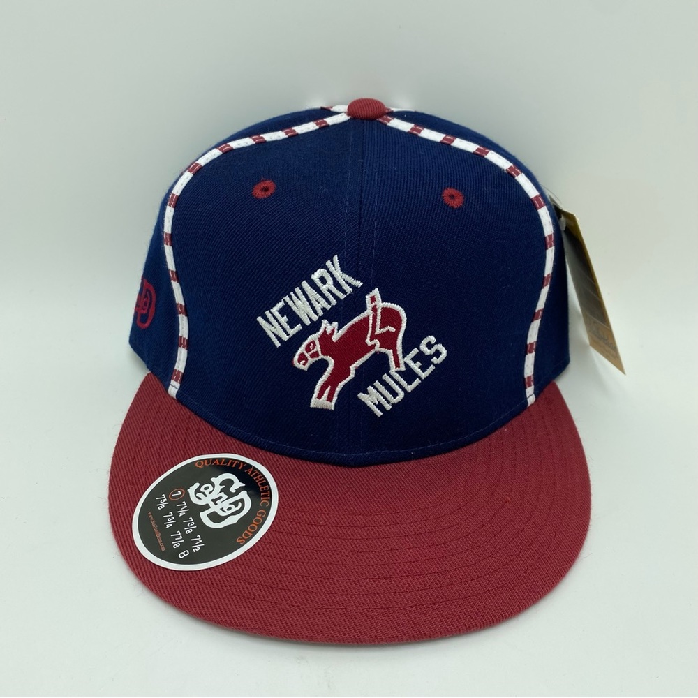 NEW! Men’s Stall & Dean ABL Newark Mules Fitted Hat Cap Size 7 W/Tags